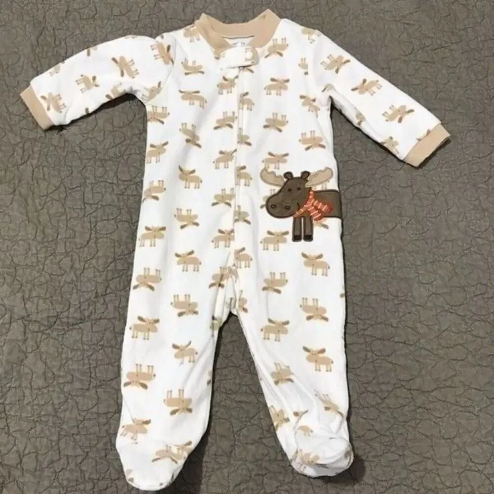 Carter’s foodies fleece pajama Size 9 month . A292